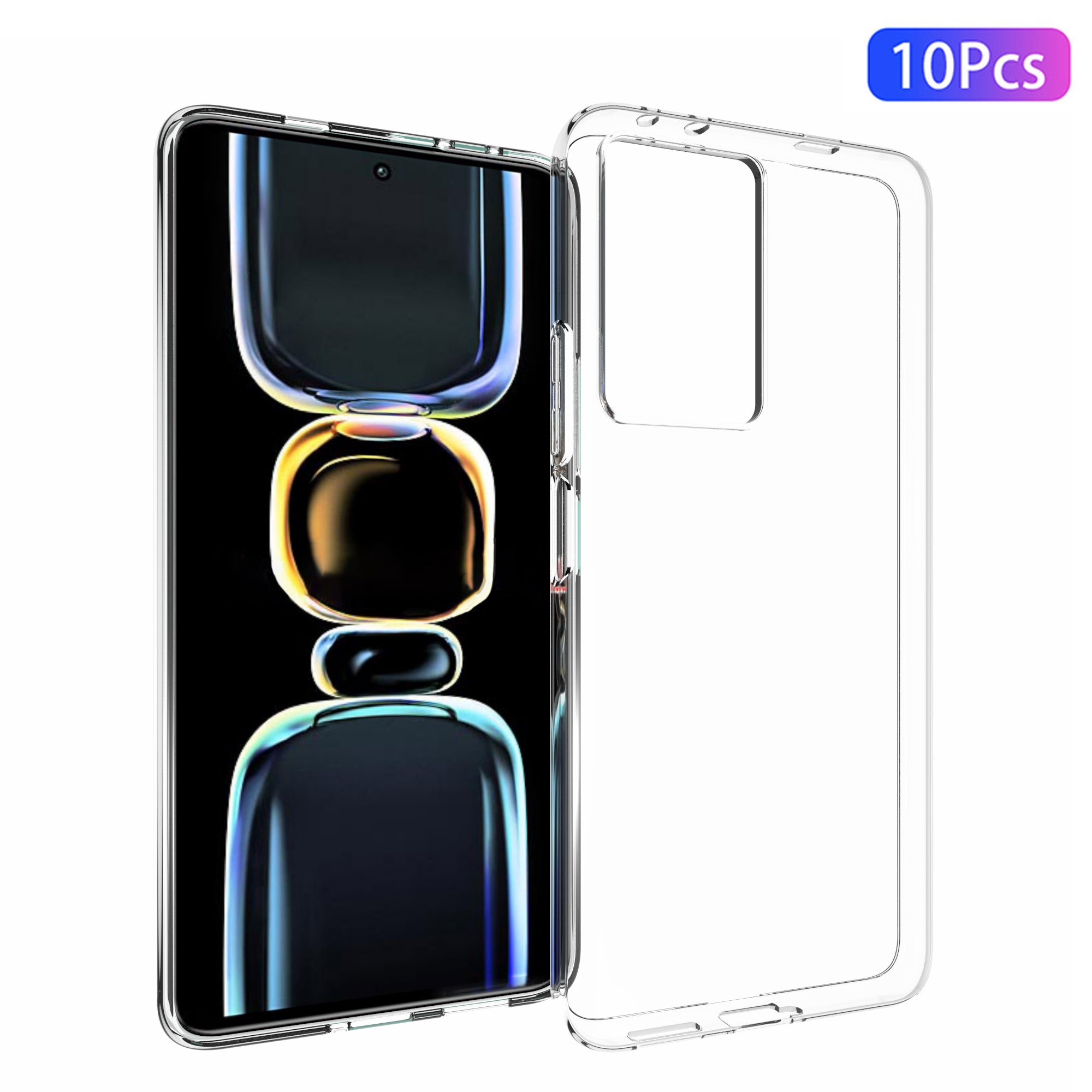 10Pcs/Pack For Xiaomi Redmi K60E 5G Inner Watermark-Free TPU Phone Case Lightweight Non-slip Transparent Phone Cover 10Pcs/Pack For Xiaomi Redmi K60E 5G Inner Watermark-Free TPU Phone Case Lightweight Non-slip Transparent Phone Cover